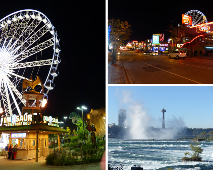 The town of Niagara Falls