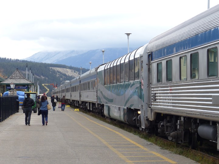 Our huge train at Jasper station