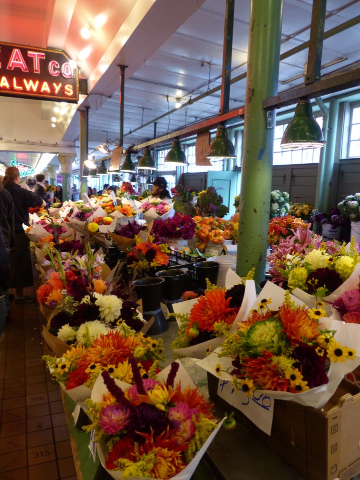 Flower stall Pike Place Market