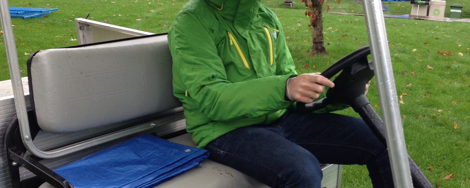 Stewart golf buggy volunteering Vancouver