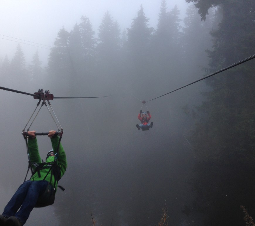 Zipline 3 Grouse Mountain