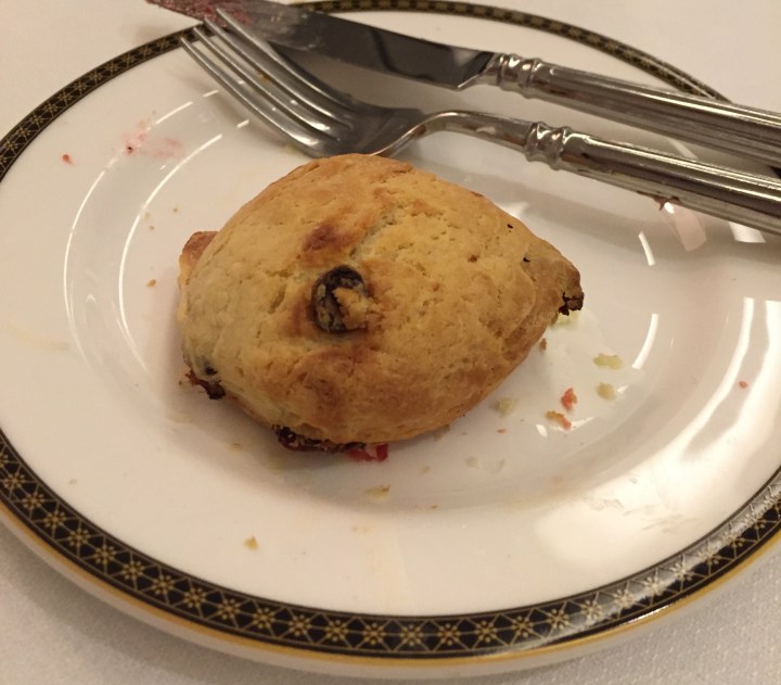 The Langham Boston poor scone
