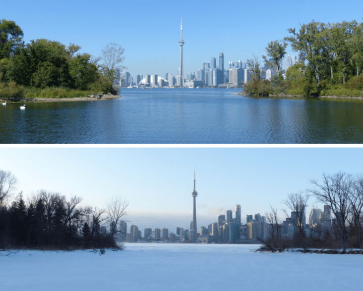 Toronto Islands ice