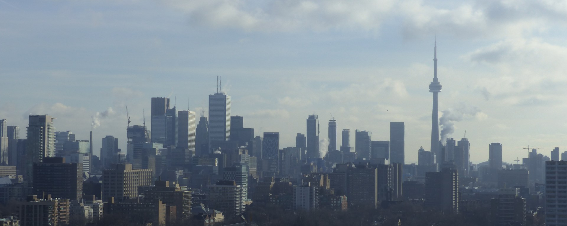 Downtown Toronto and the CN Tower