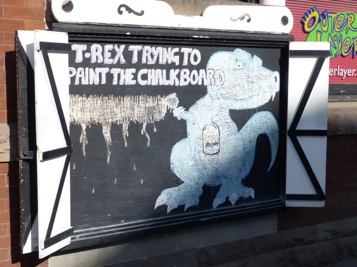 T-Rex Chalkboard