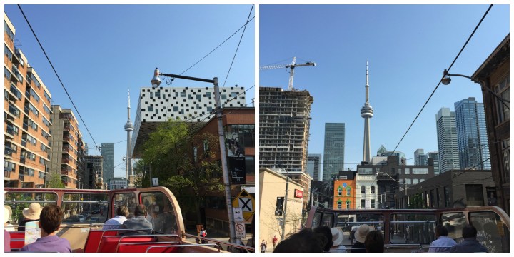 Sightseeing bus CN Tower