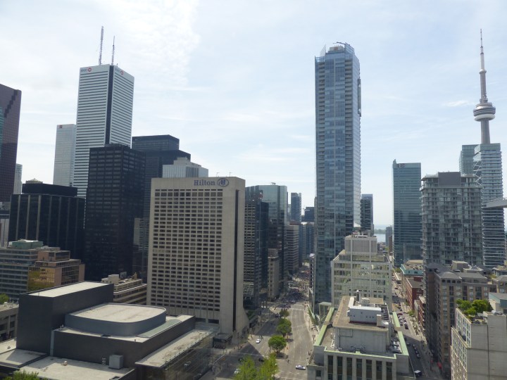 View from the top of the Canada Life Building