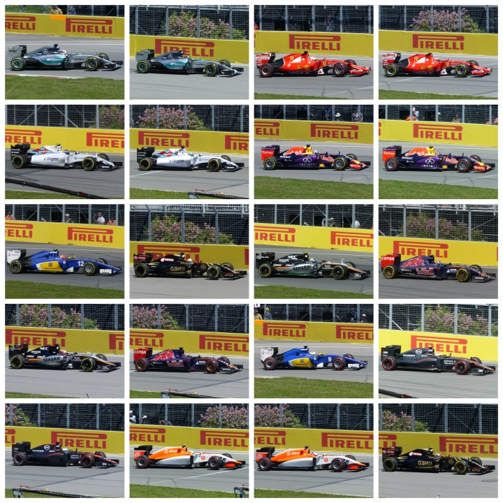 All 20 F1 drivers