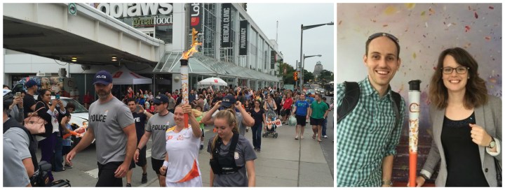 Pan Am torch relay