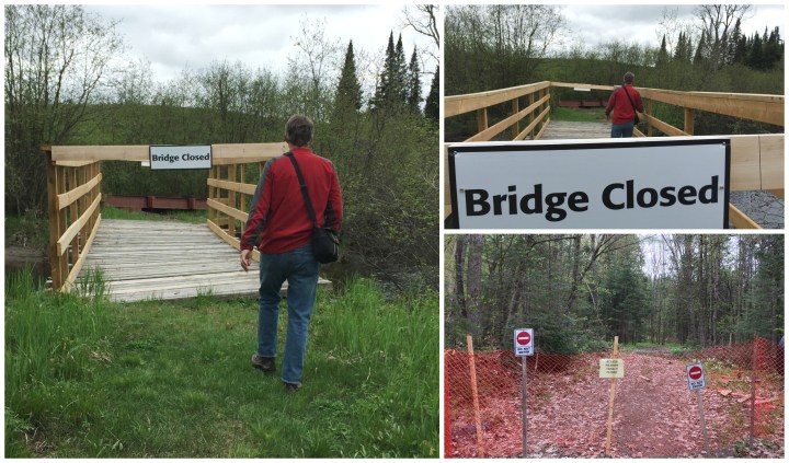 Bridge closed Arrowhead
