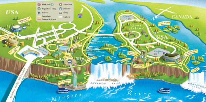 Niagara State Park Map