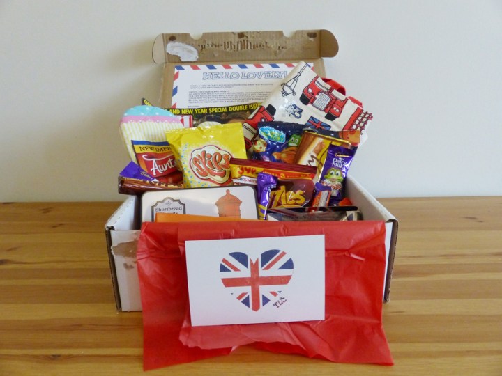 Our box of goodies was a great reminder of home. We even enjoyed a guilty read of OK!