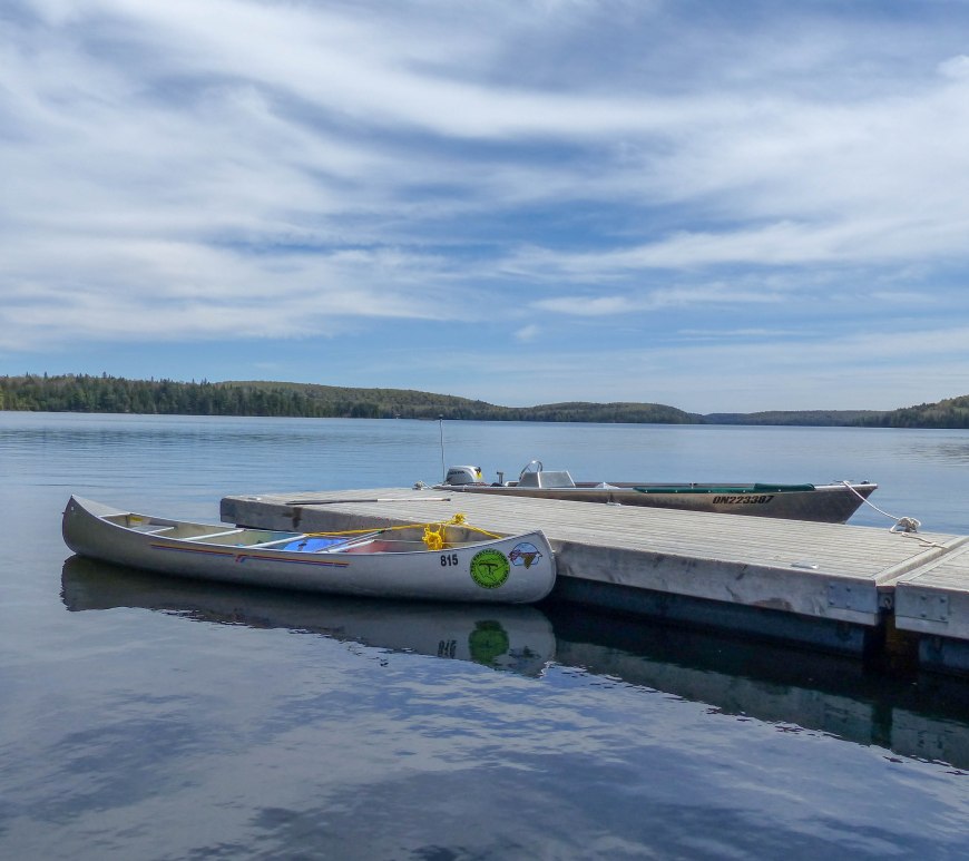 Algonquin canoe May 2018